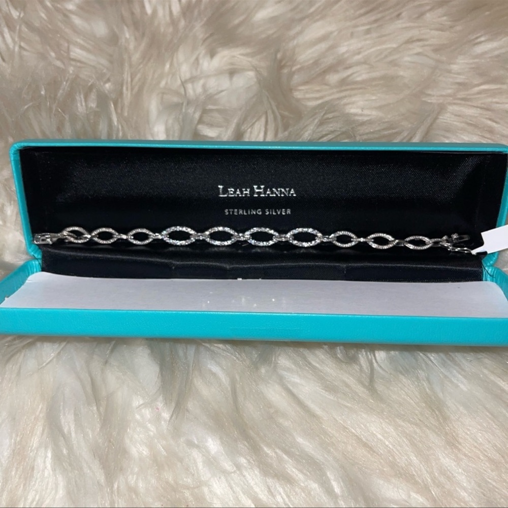 Leah Hanna sterling silver bracelet